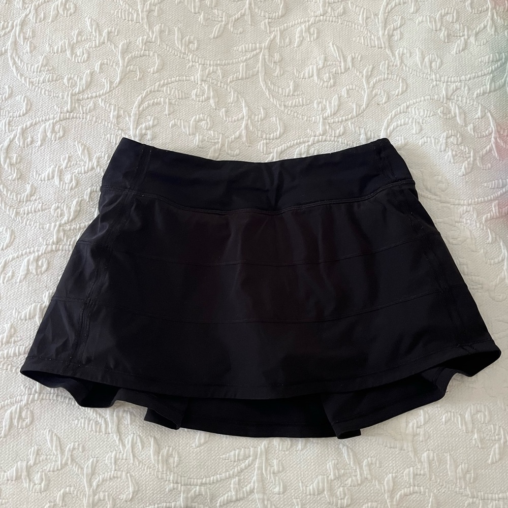 Black Lululemon Pace Rival Tennis Skirt Size 4